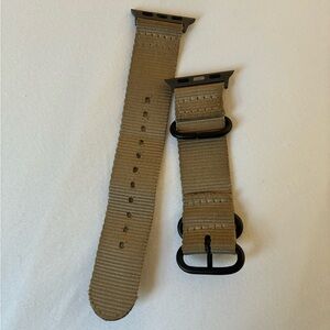 Carterjett Nylon Apple Watch Band Tan: 41/40/38mm